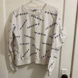 White 'Friends' Sweatshirt